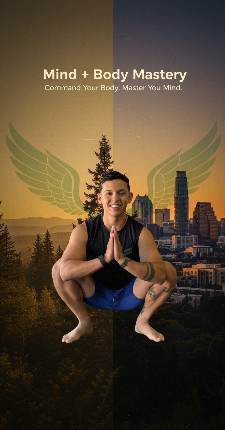 Bryan Zapata, founder of Mind and Body Manual, in his coaching space