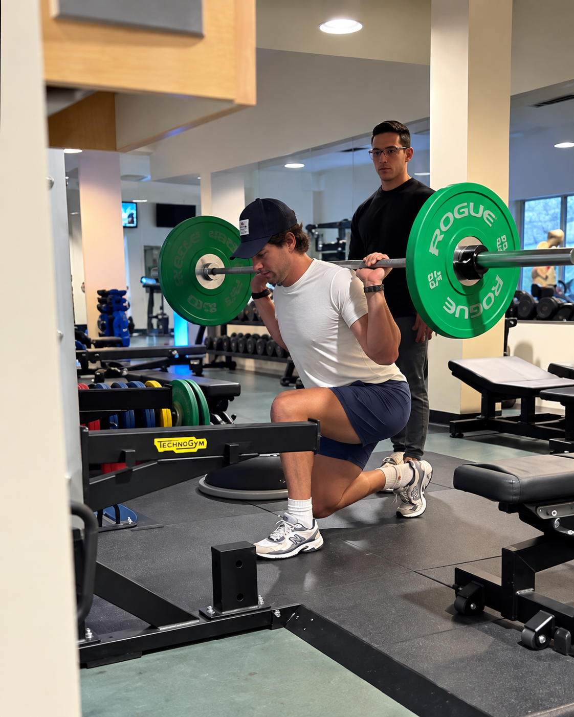 Bryan Zapata coaching a one on one client