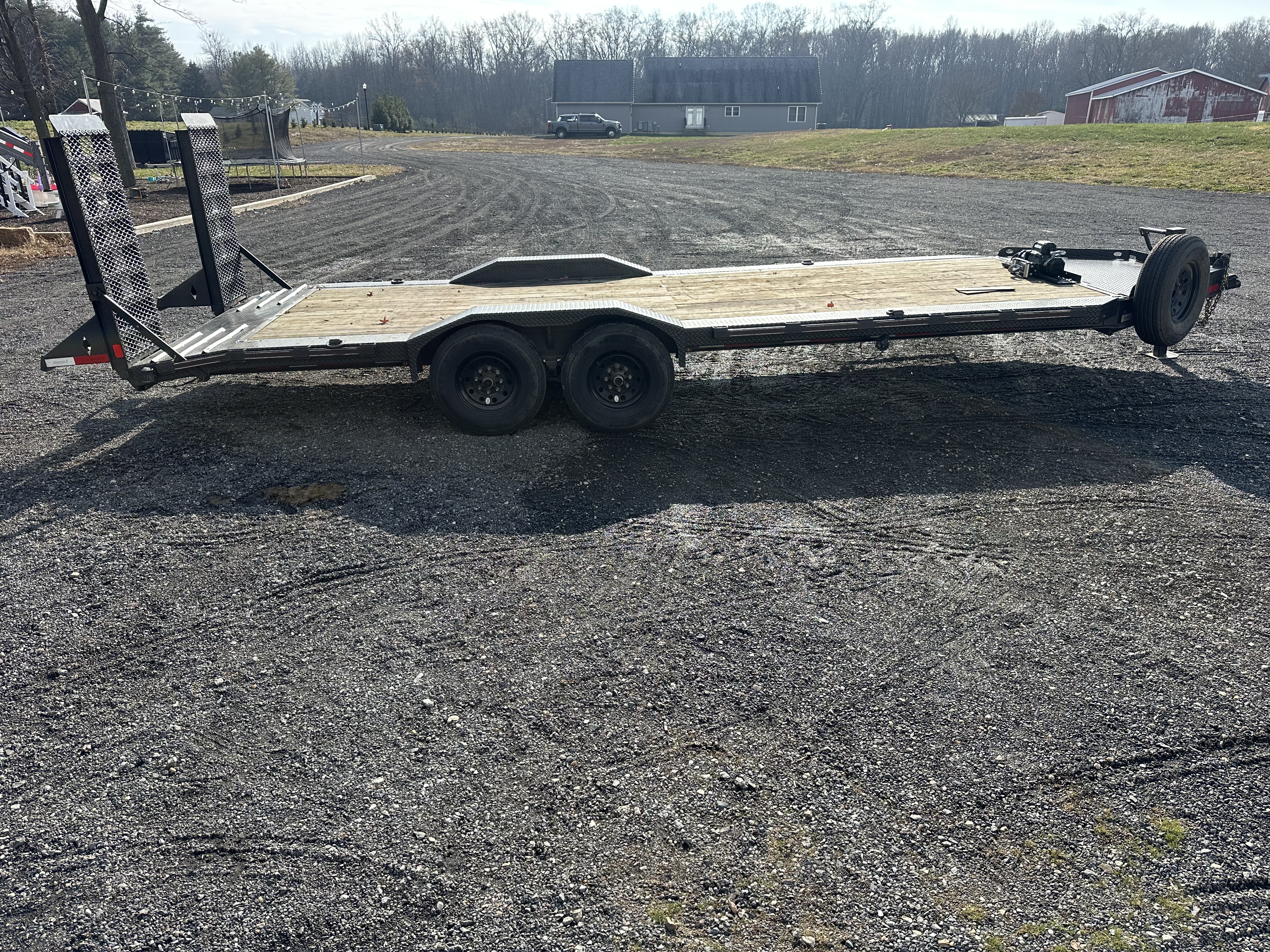 Trailer rental fleet at GPA Rentals in Townsend, DE