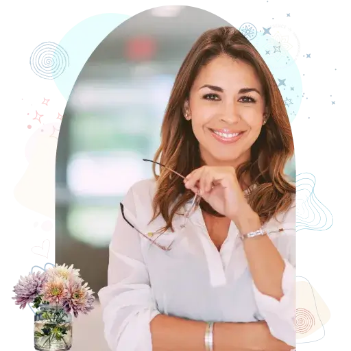 Woman gazing softly into the camera, embodying grounded presence and gentle confidence, inviting a deeper journey into money clarity and abundance embodiment