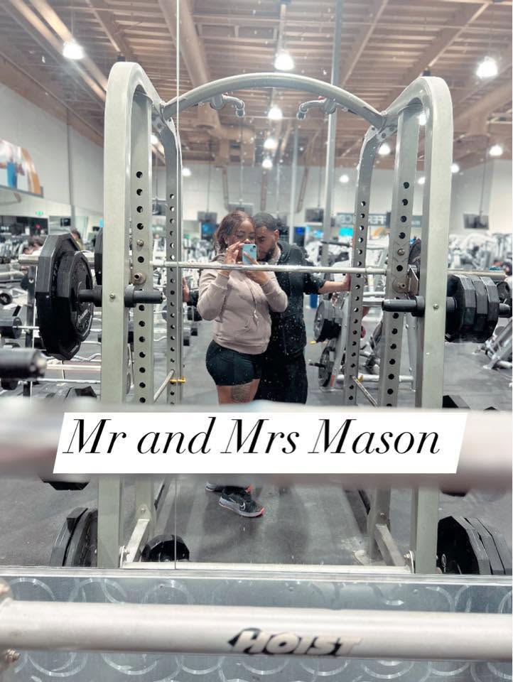 Coach Kira with her husband