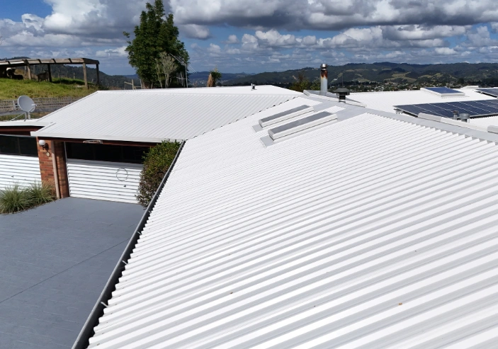 roof clean and paint job in northland
