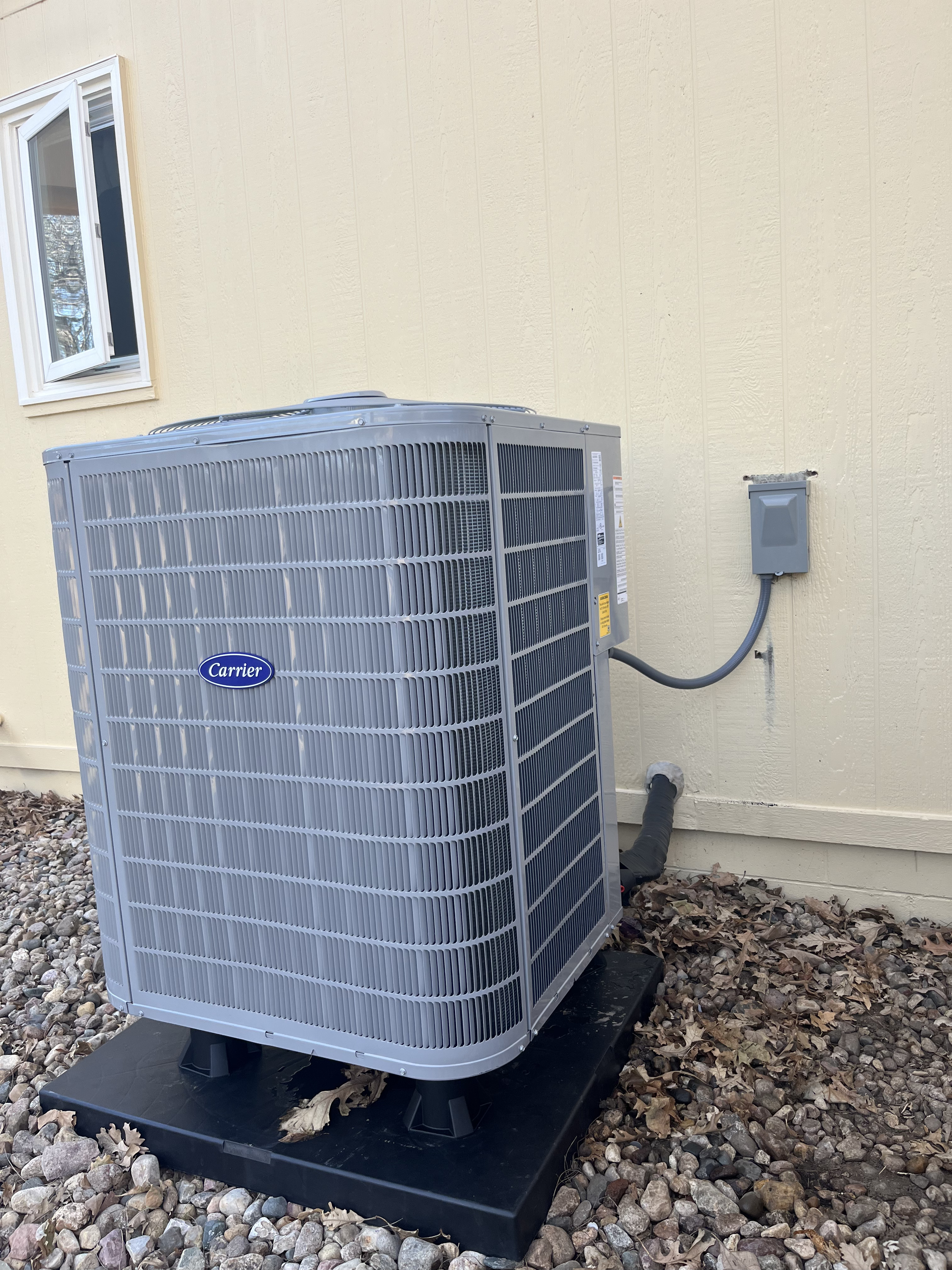 HVAC installation project