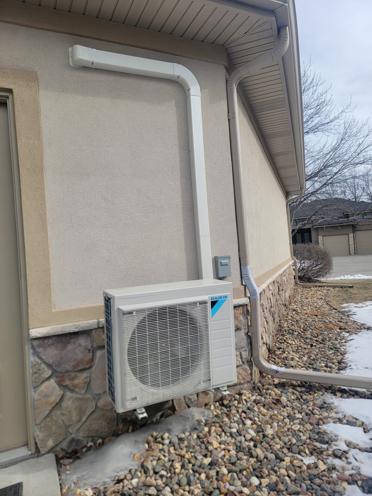 HVAC installation project