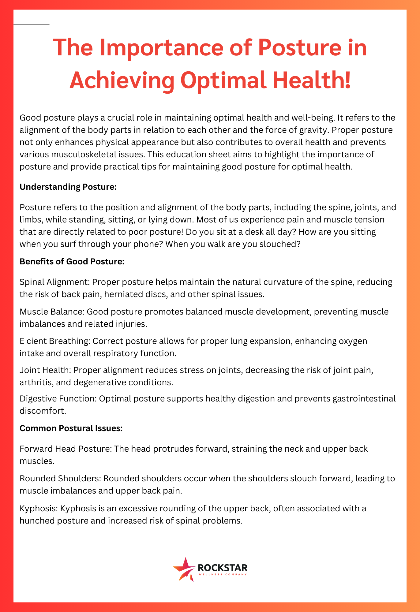 Postureprint Transform Your Health Through Better Posture!