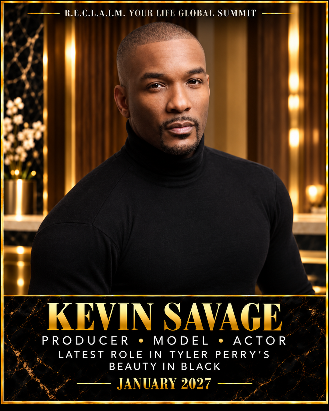 Kevin Savage — R.E.C.L.A.I.M. Summit speaker card