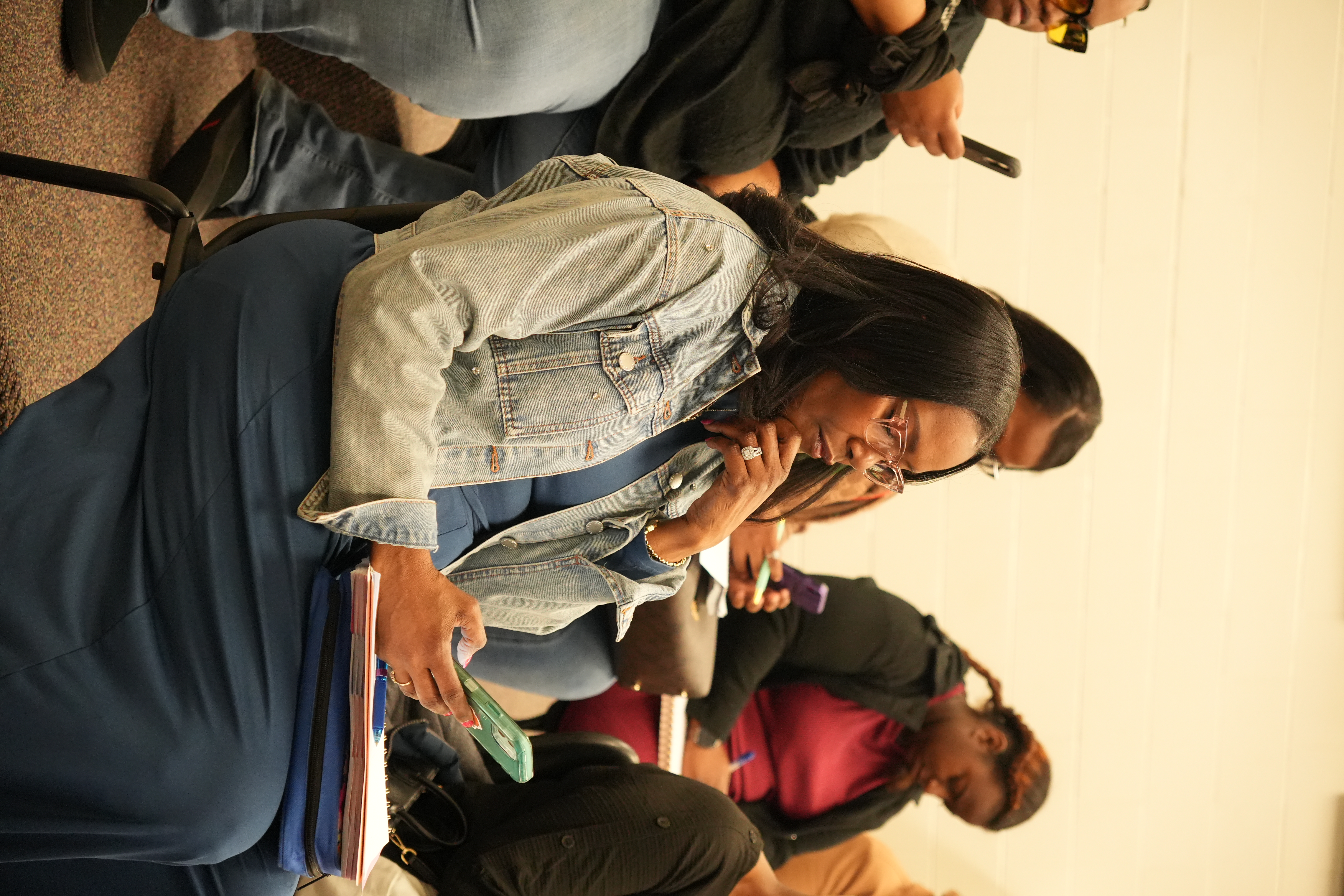 Student in reflection