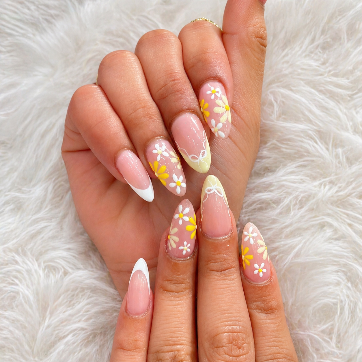 Hand-painted nail art Glendale AZ