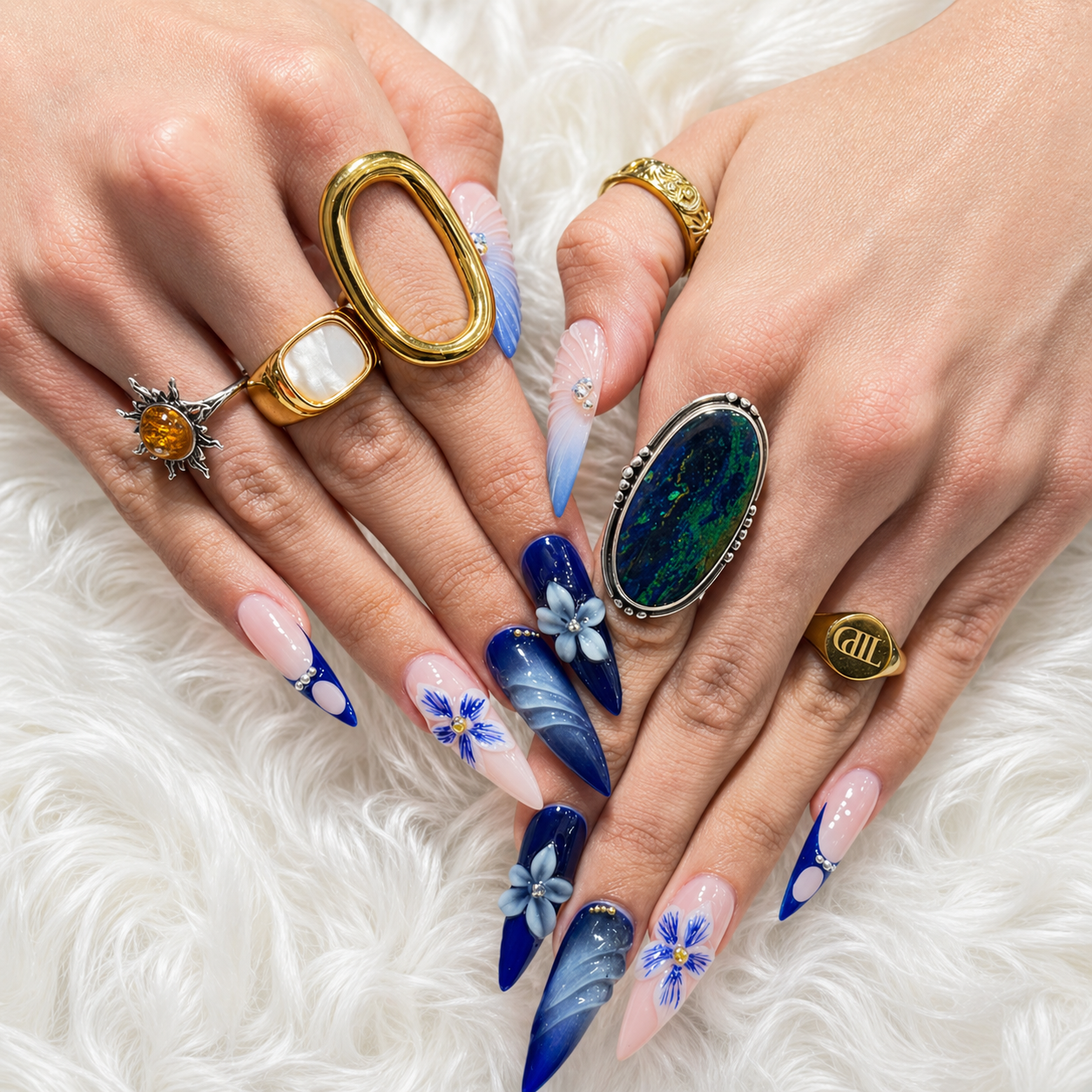 Gel manicure design Glendale AZ