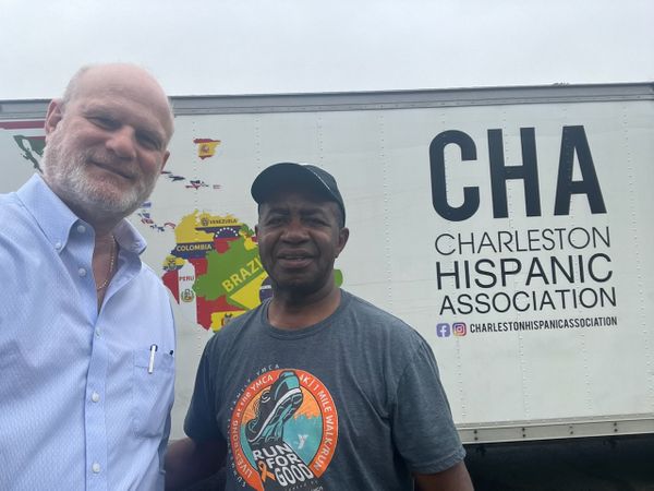 Lee Moultrie participating in a community organization event