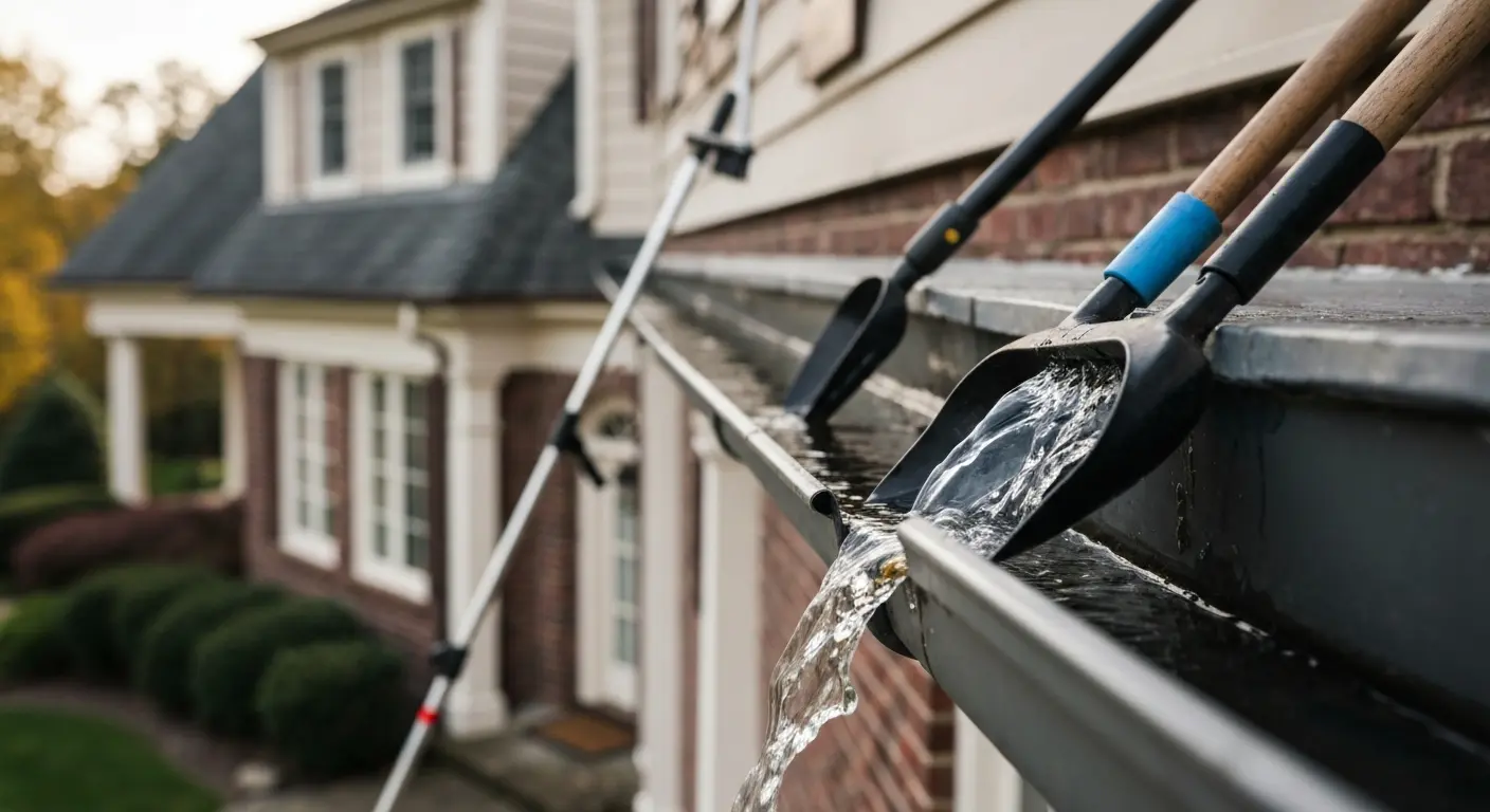 Gutter repair and maintenance