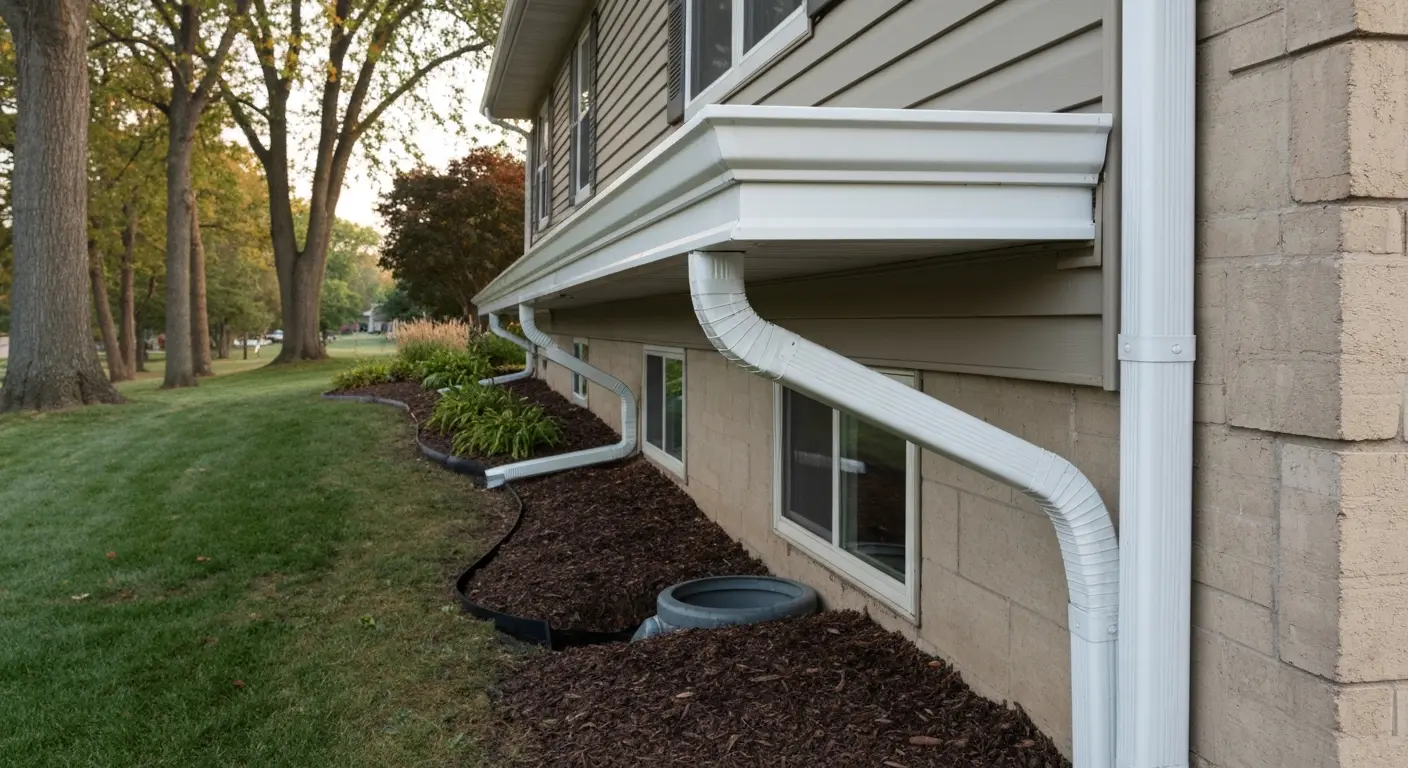 Downspout drainage system
