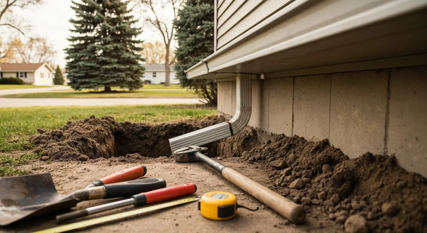 Downspout removal