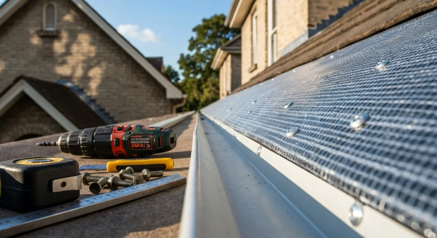 Gutter guard installation