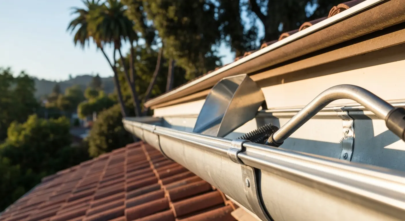 Gutter repair work