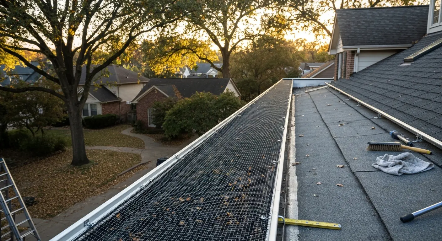 Gutter guard installation