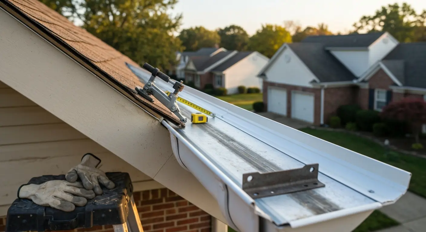 Partial gutter removal