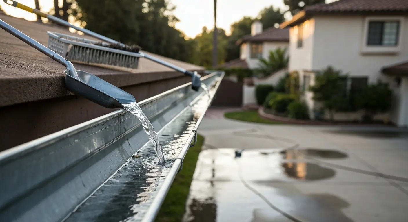 Gutter cleaning service