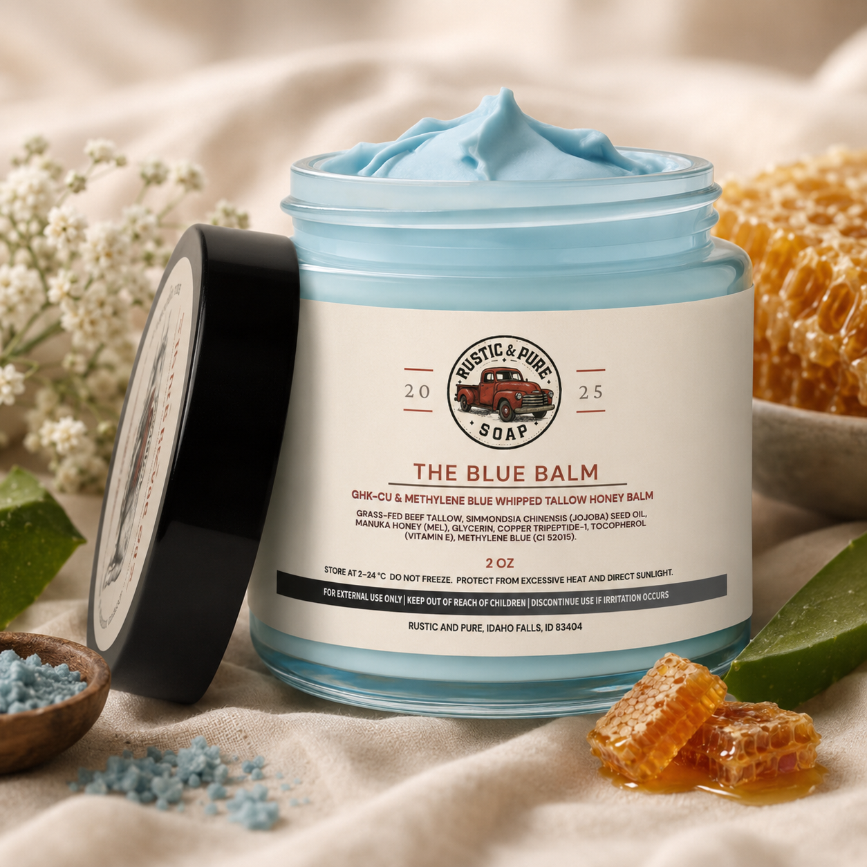 The Blue Balm Copper Peptide Treatment Balm
