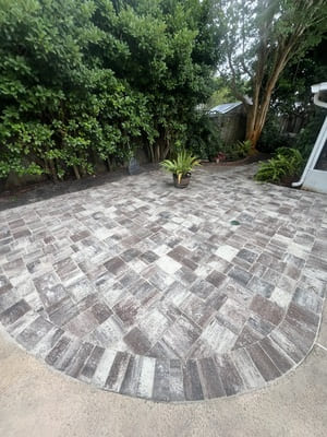 Paver sealing in St. Augustine