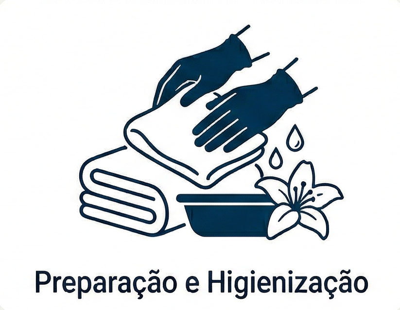 Ícone preparação e higienização