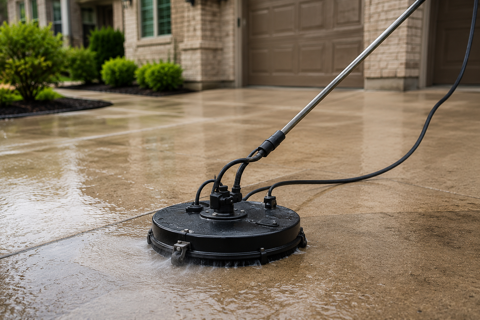 Driveway and sidewalk cleaning service