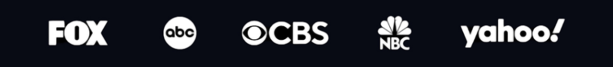 FOX ABC CBS NBC Yahoo