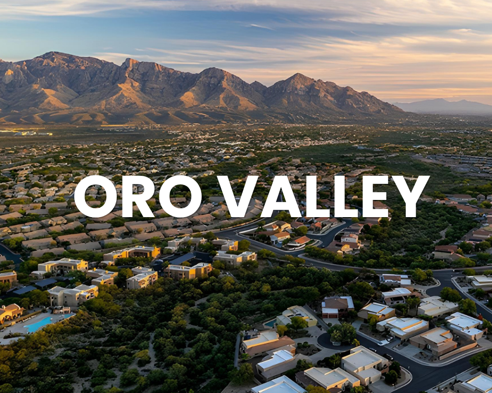 Beautiful mountain views in Oro Valley, Arizona, the primary service area for AZ Floor Haven's mobile flooring showroom and installation services.