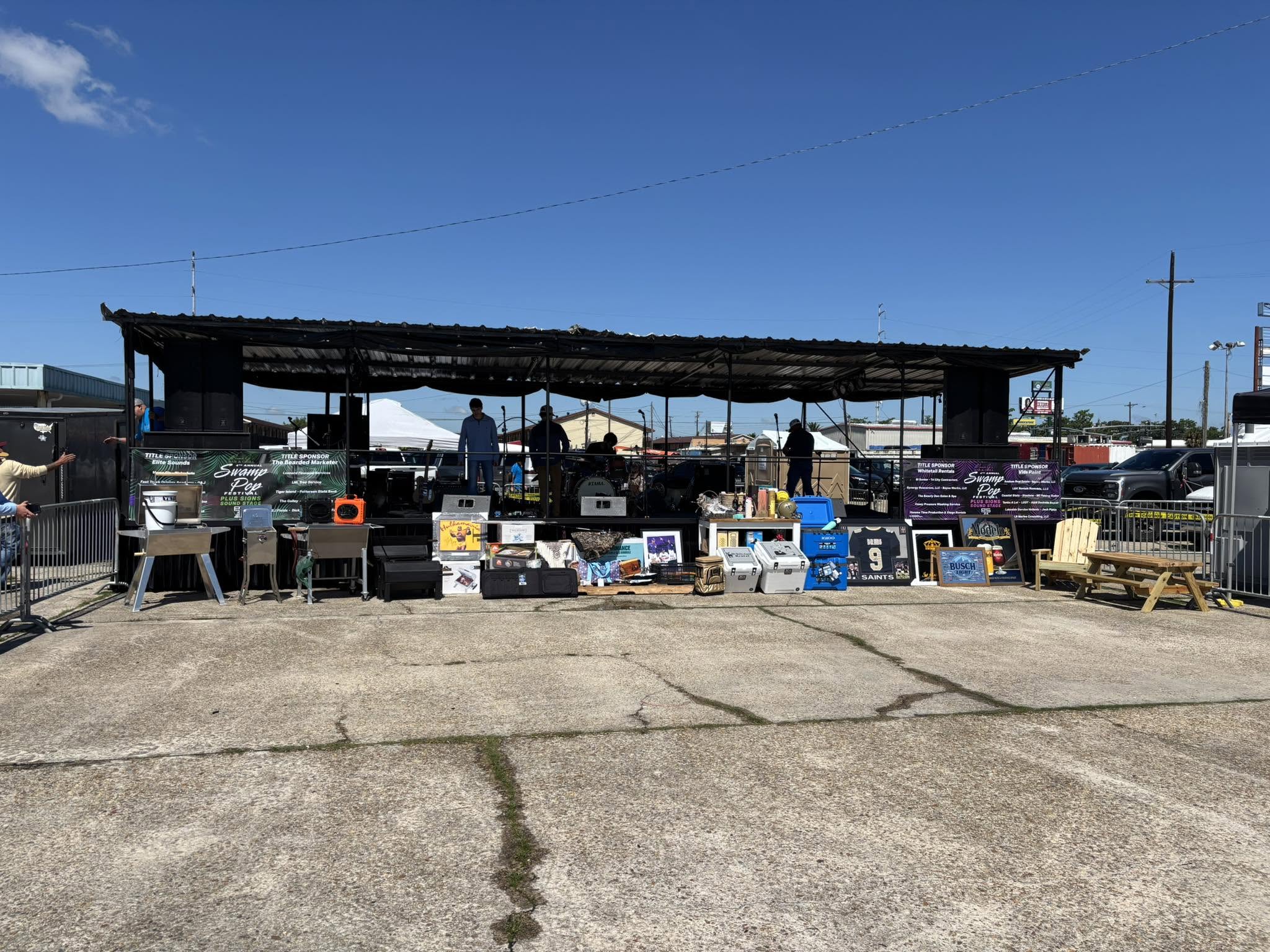 The vendor pavilion