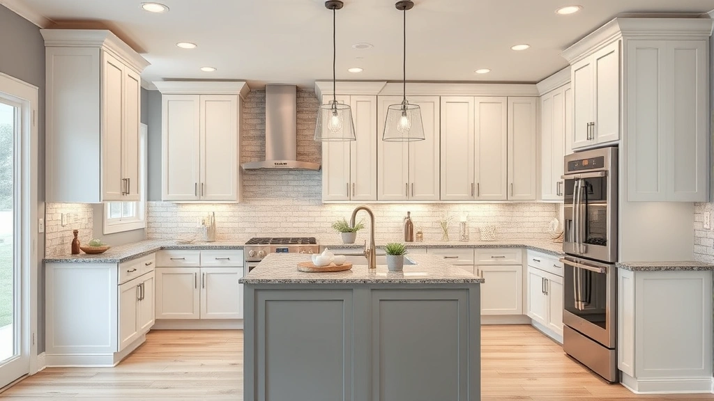Kitchen Remodeling in Louisburg, NC with modern design and updated appliances.