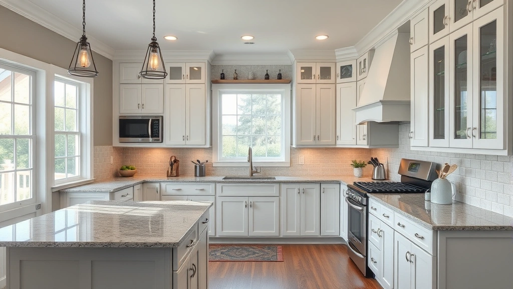 Kitchen Remodeling in Moncure, NC with modern design and upgraded appliances.