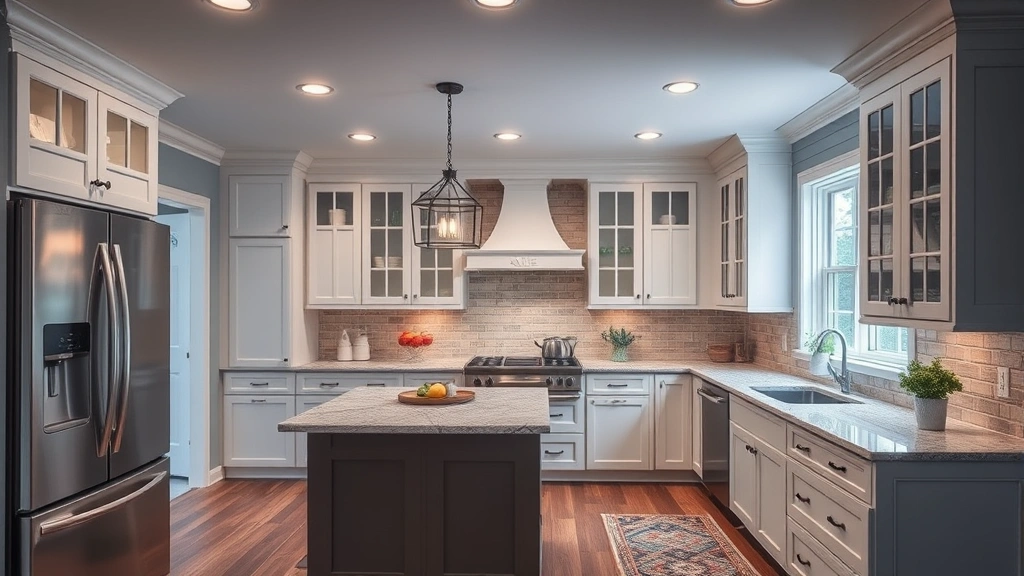 Kitchen Remodeling in Siler City, NC with modern design and updated appliances showcasing a bright atmosphere.