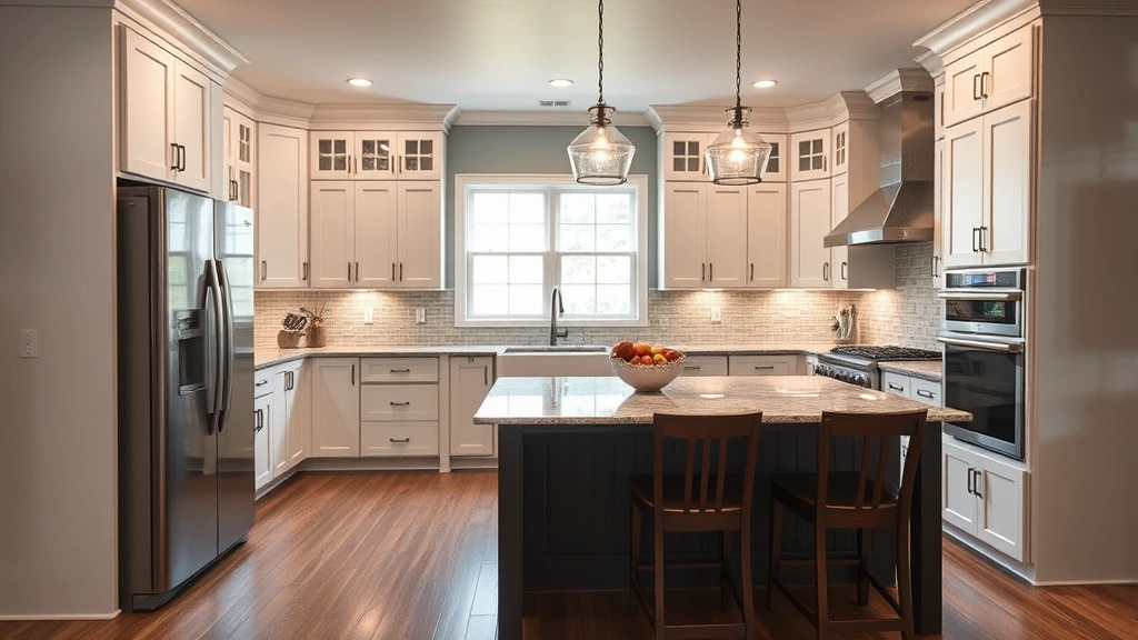 Kitchen Remodeling in Wilson's Mills, NC with modern design and updated appliances.