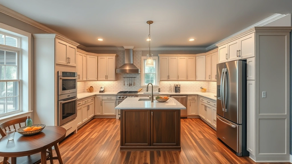 Kitchen Remodeling in Dunn, NC showcasing modern design and elegant finishes.