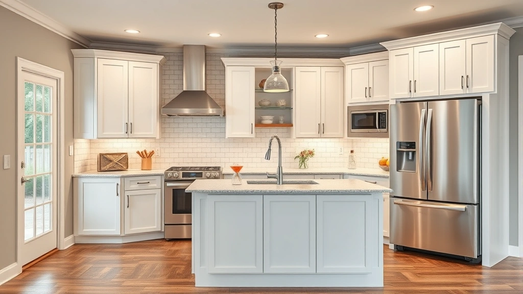Semi-Custom Kitchen Cabinets projects in Apex NC showcasing modern designs and functional layouts