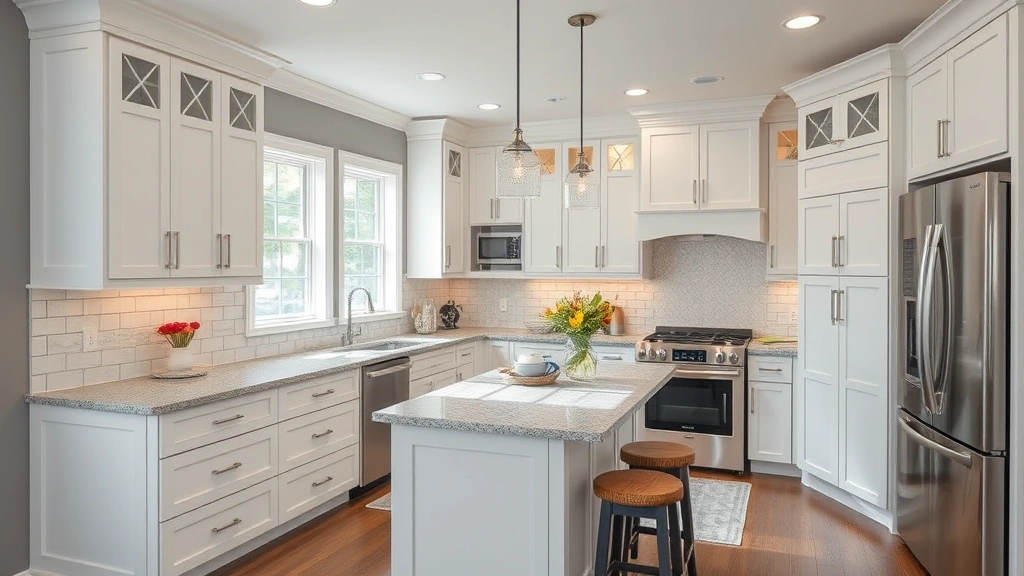 Kitchen Remodeling in Princeton, NC with modern design and elegant finishes showcased in a bright space.