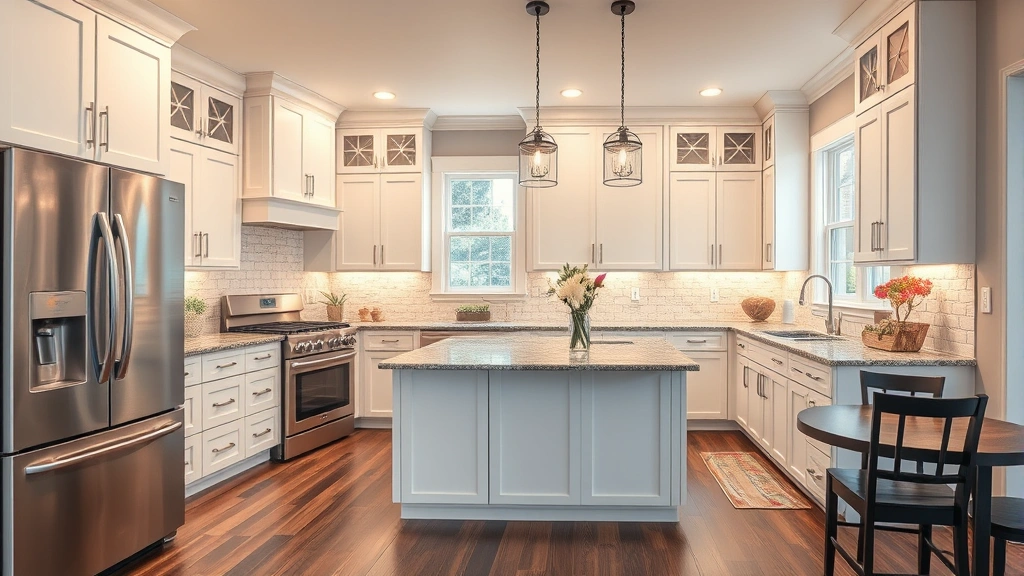 Kitchen Remodeling in Apex, NC with modern design and elegant finishes showcased in a bright space.