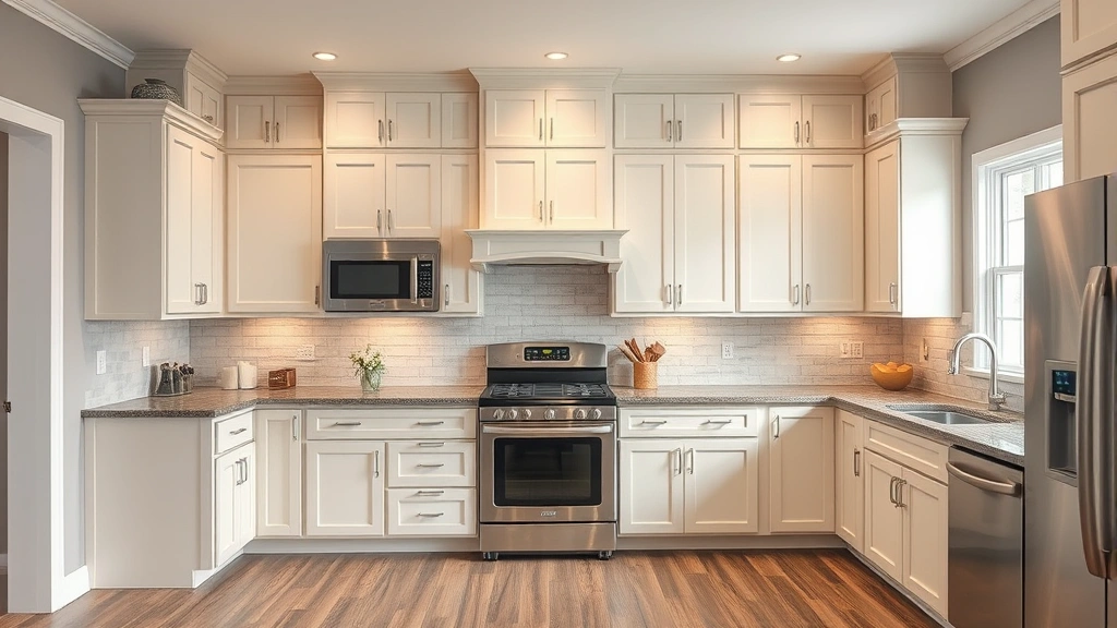 Kitchen cabinet replacement projects in Apex NC showcasing modern designs and home improvement ideas