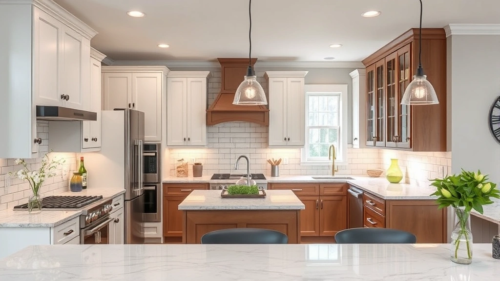 Kitchen Remodeling in Carrboro, NC with modern design and updated appliances.