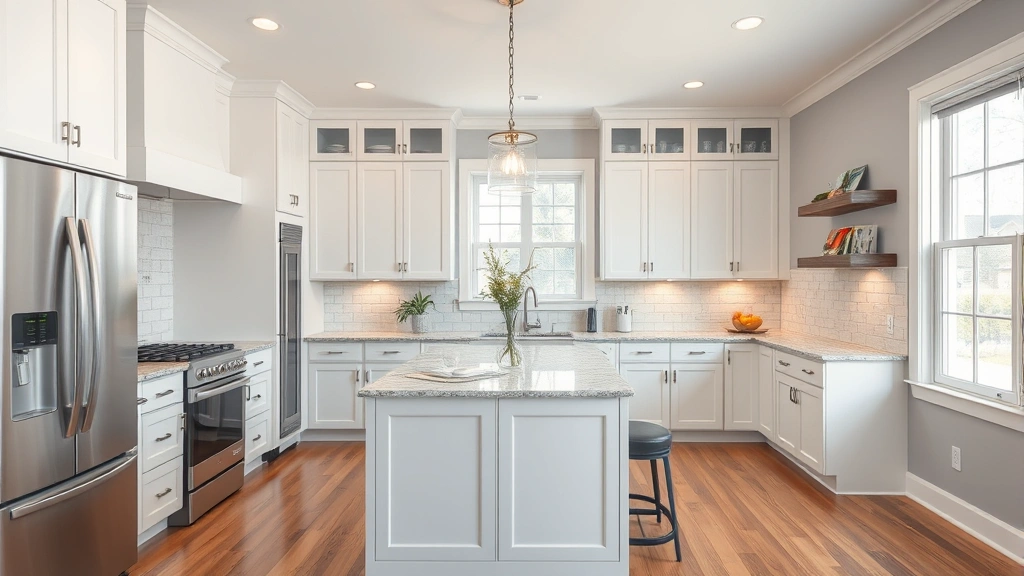 Kitchen Remodeling in Angier, NC with modern cabinets and stylish countertops.