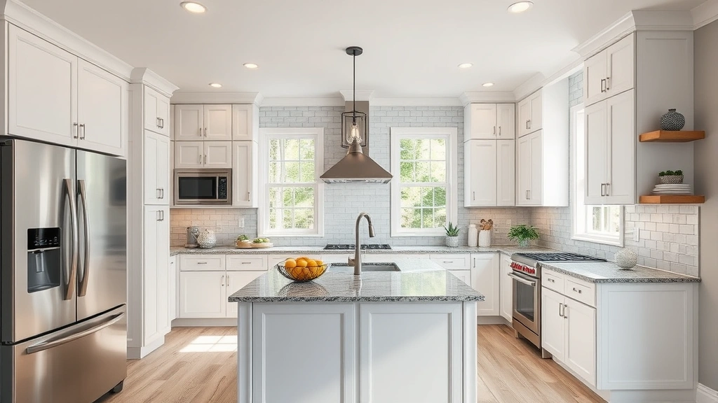 Kitchen Remodeling in Holly Springs, NC with modern design and elegant finishes.