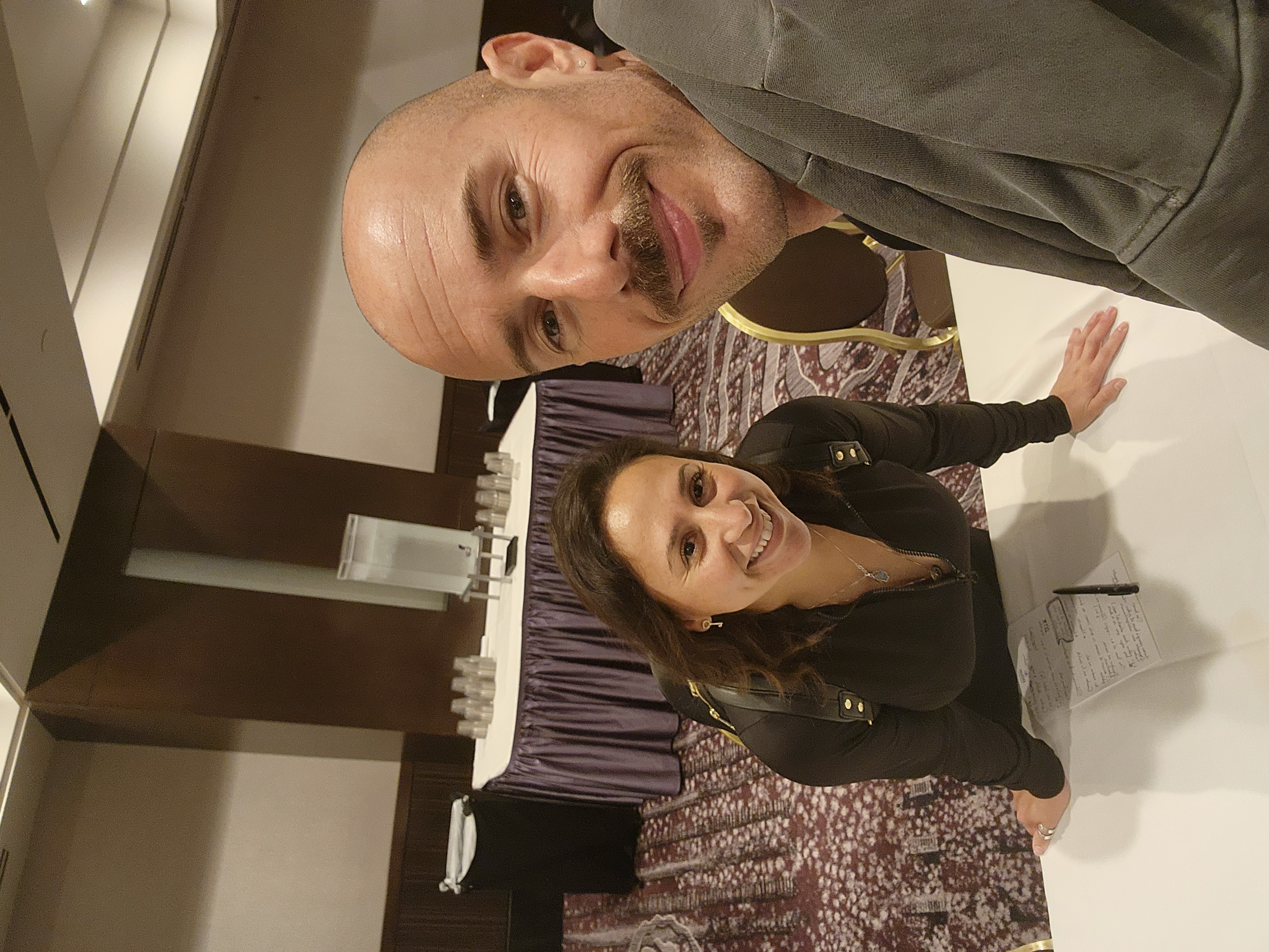 Nancy Damian con Diego Dreyfus