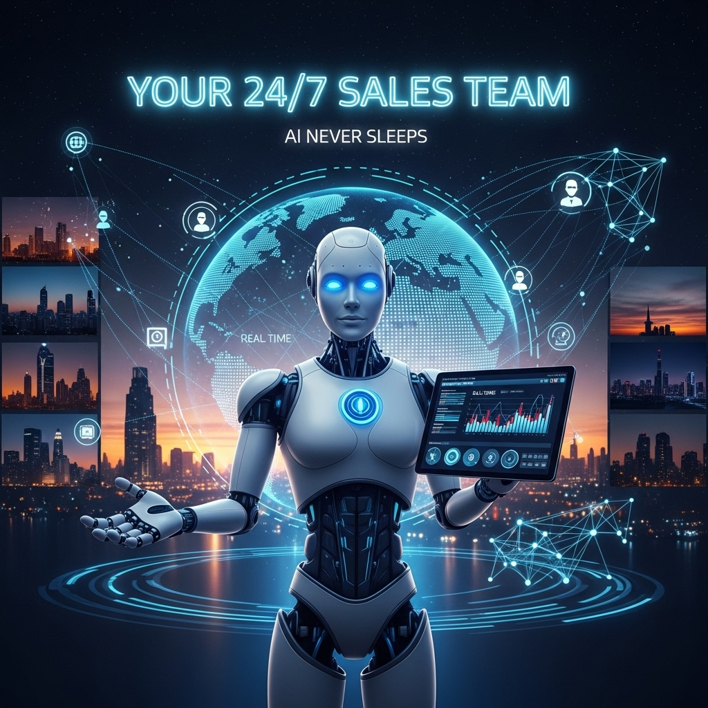 AI-powered marketing automation system streamlining business workflows and increasing efficiency
