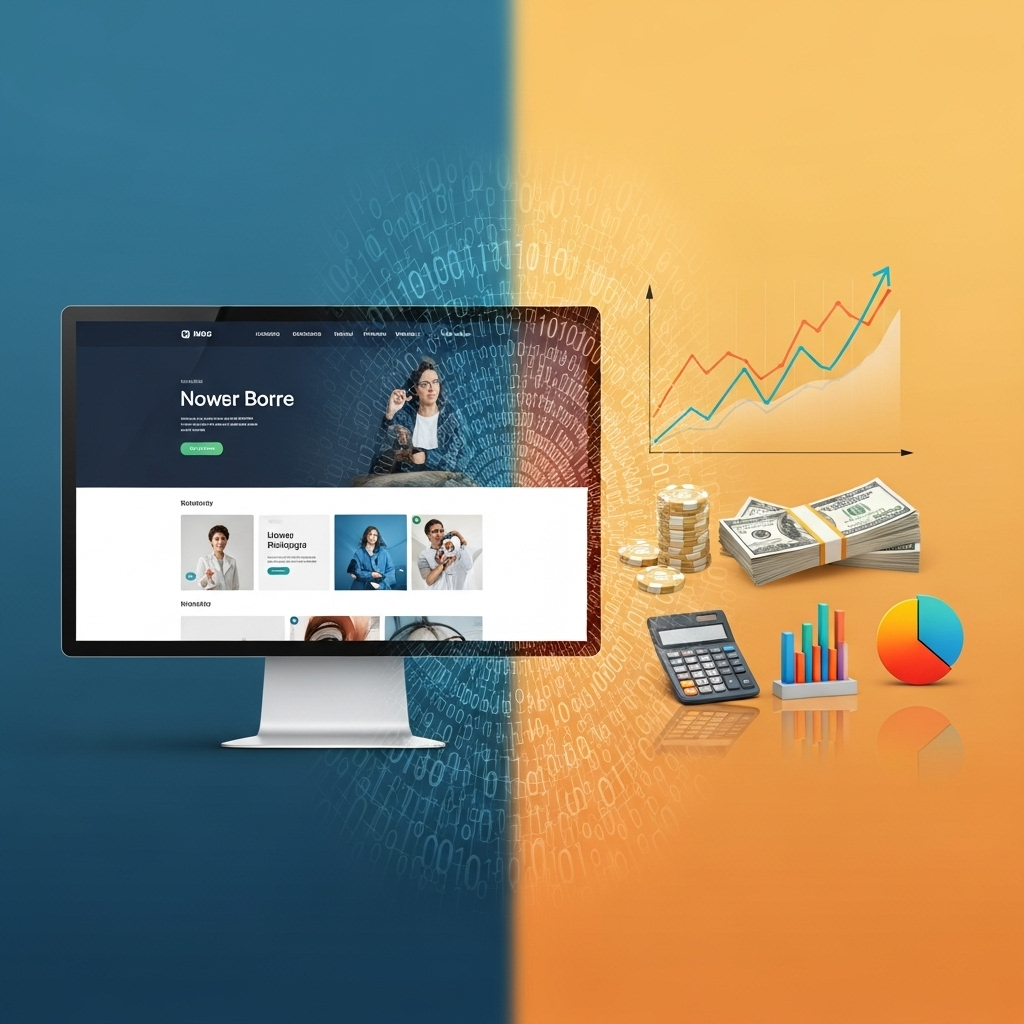 Modern website design featuring intuitive navigation, clear CTAs, and engaging visuals