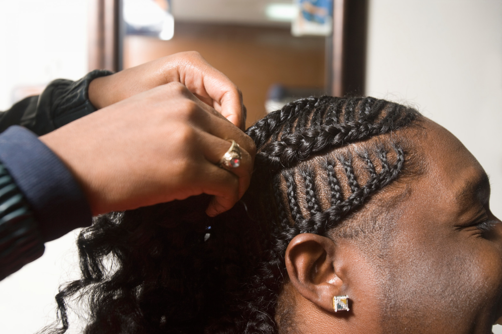 Stitch & Designer Cornrows by M & C Best Braider Professional