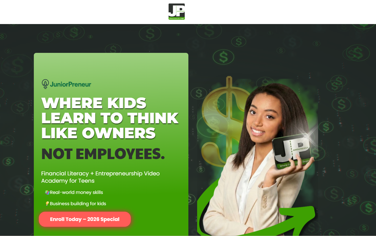 Junior Preneur funnel