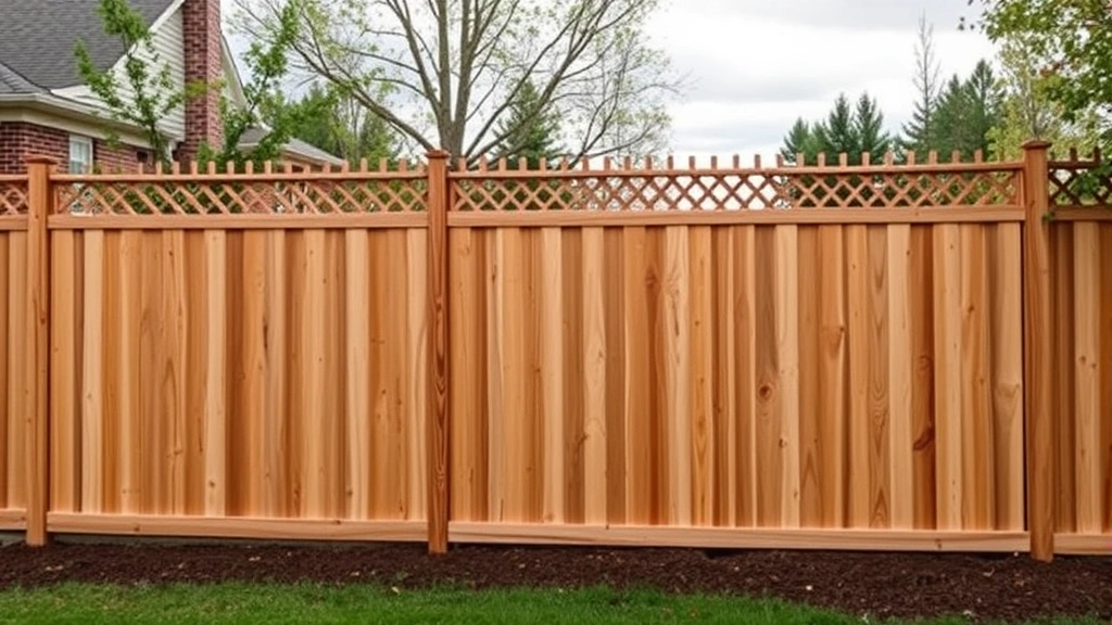 Lattice-Top Privacy Fence Installation projects in Knoxville TN showcasing craftsmanship and design details