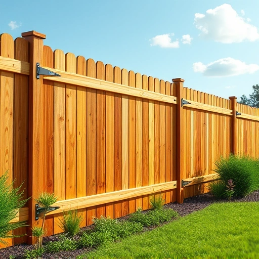 Completed wooden fence installation in Midway TN surrounded by greenery, showcasing craftsmanship and durability.