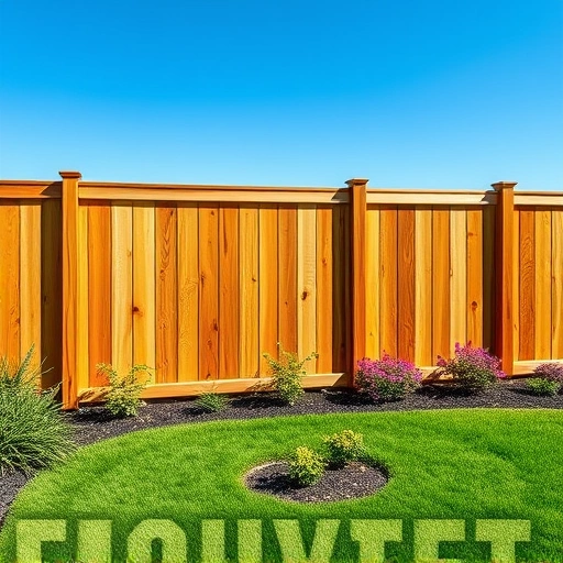 Completed Shadowbox Fence Installation in Knoxville TN, showcasing quality wood and a beautiful backyard setting.