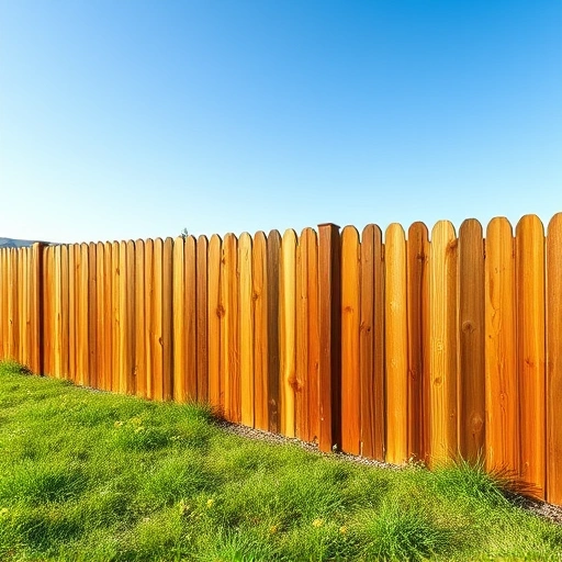 Completed wood fence installation in Dandridge TN, showcasing natural wood textures and a serene rural landscape.
